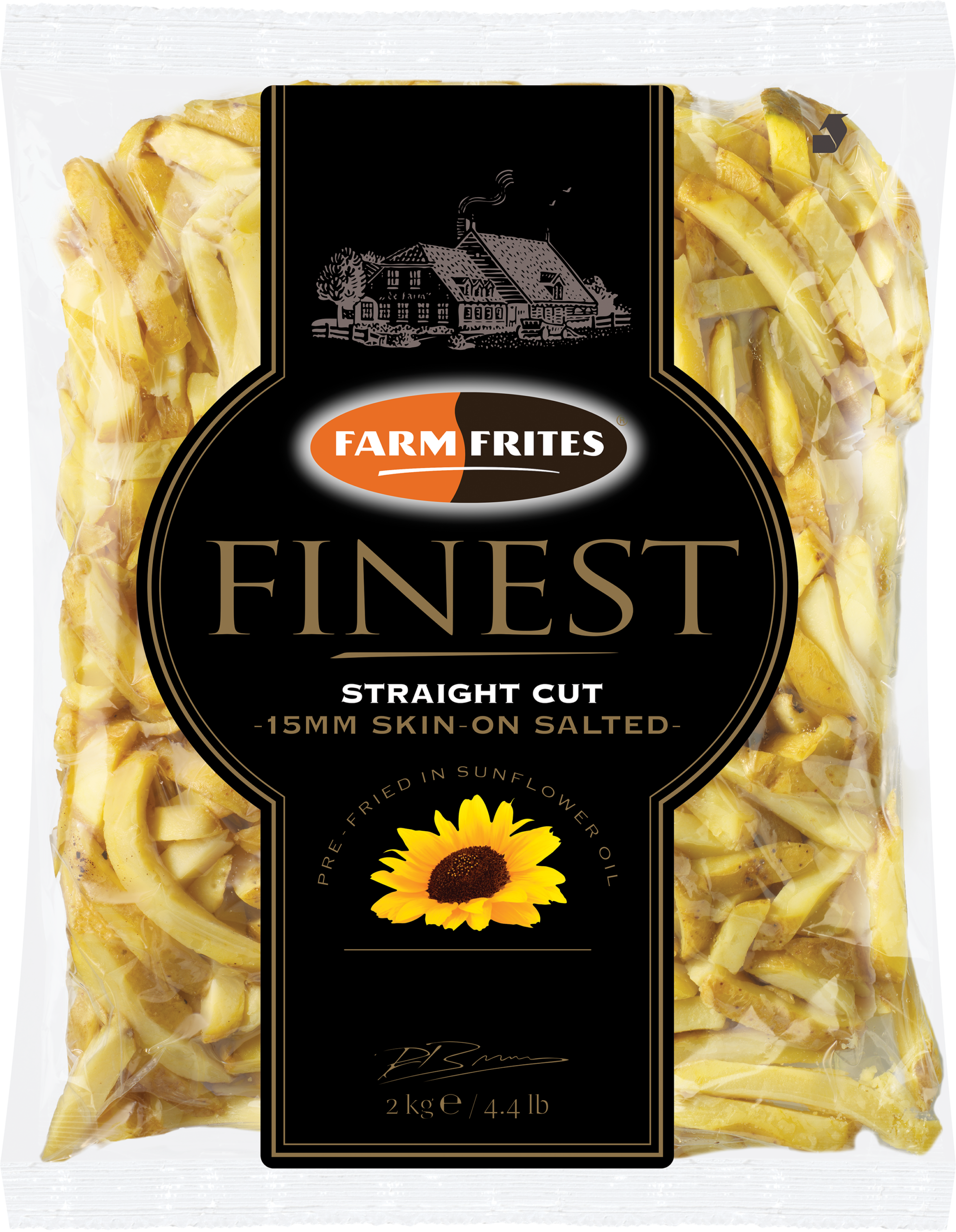 Frites 15mm Avec Peau Pré-salé