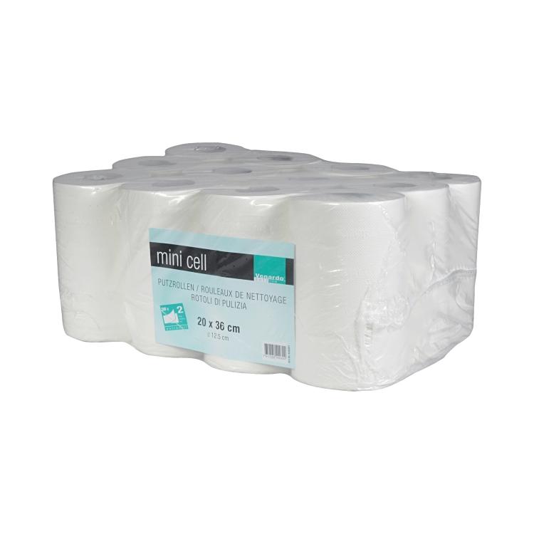Rouleaux mini 2 couches 12 pcs
