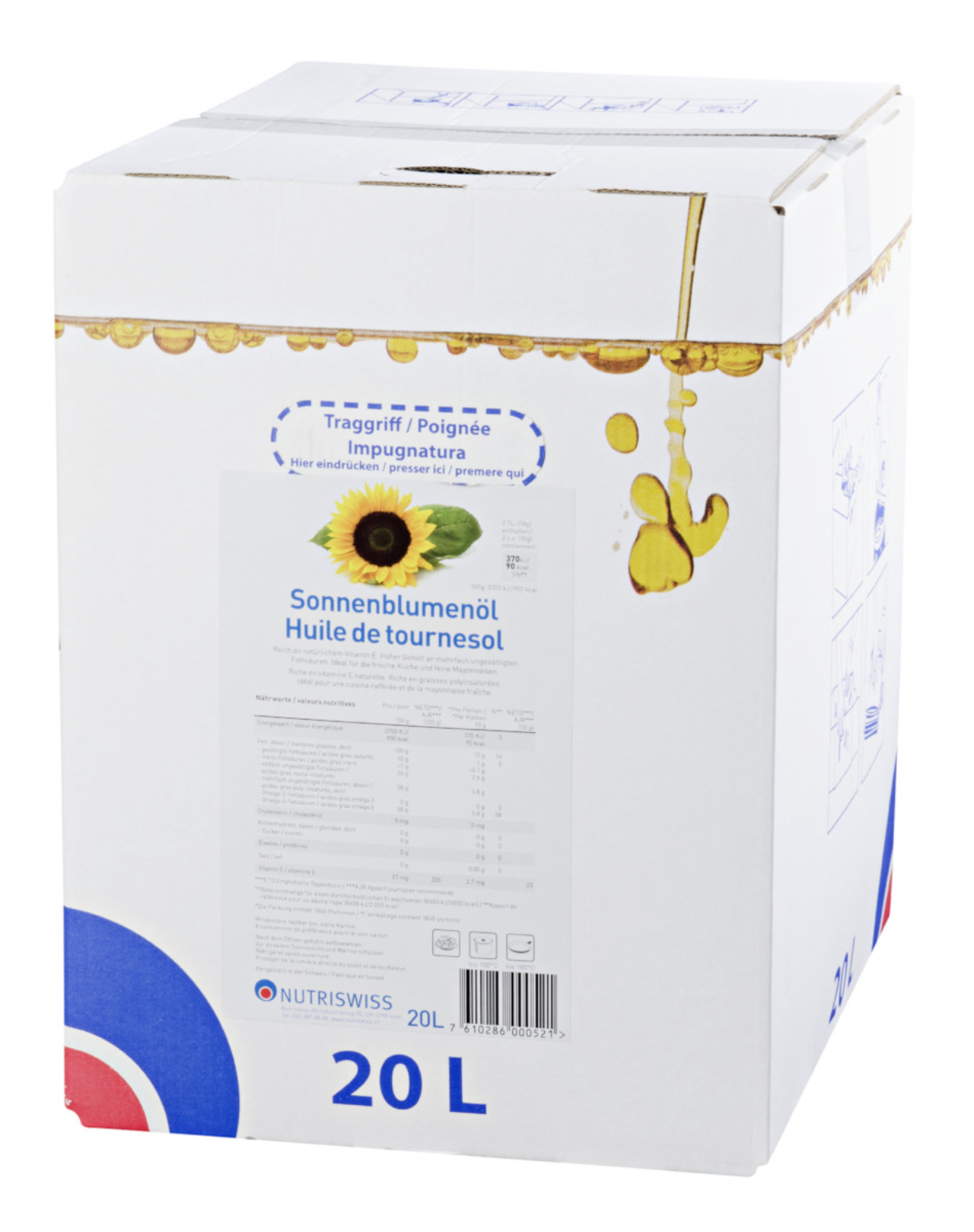 Huile de tournesol 20L